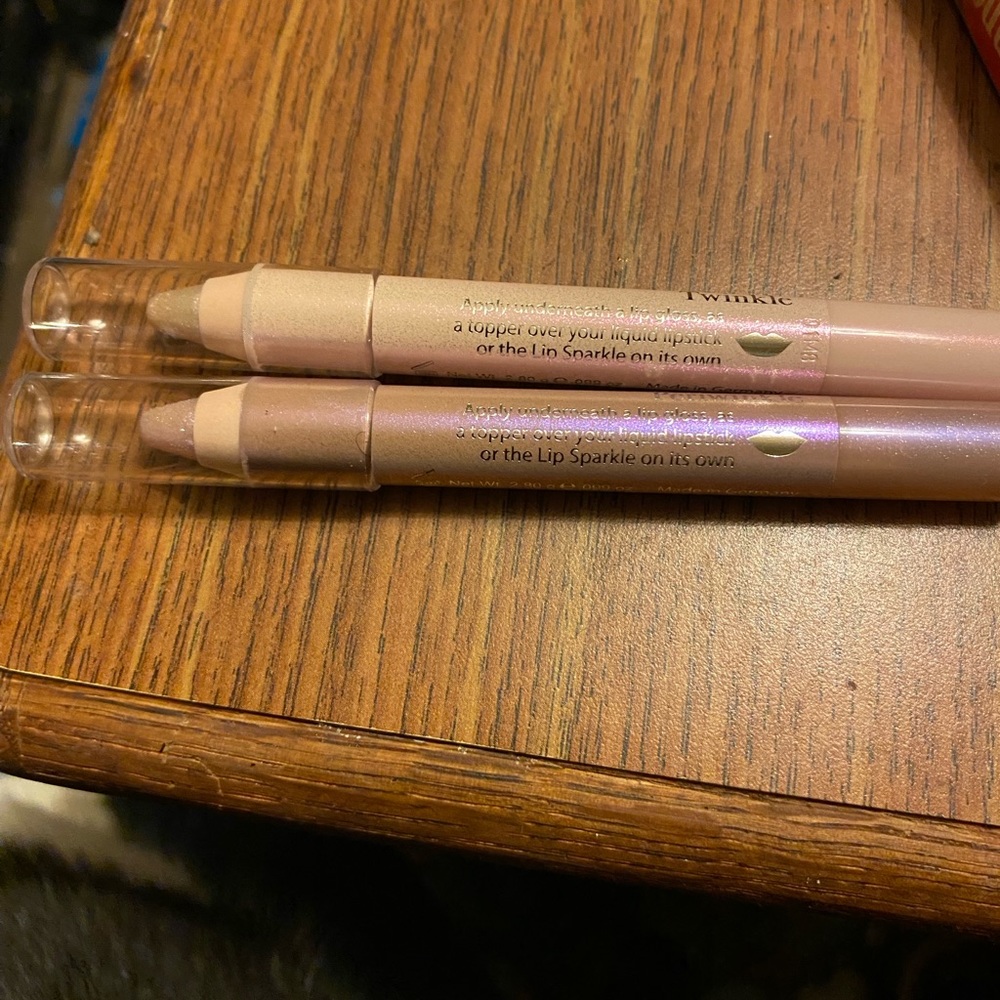 Lot of 2 Girlactik 3-in1 Lip Sparkle Balms